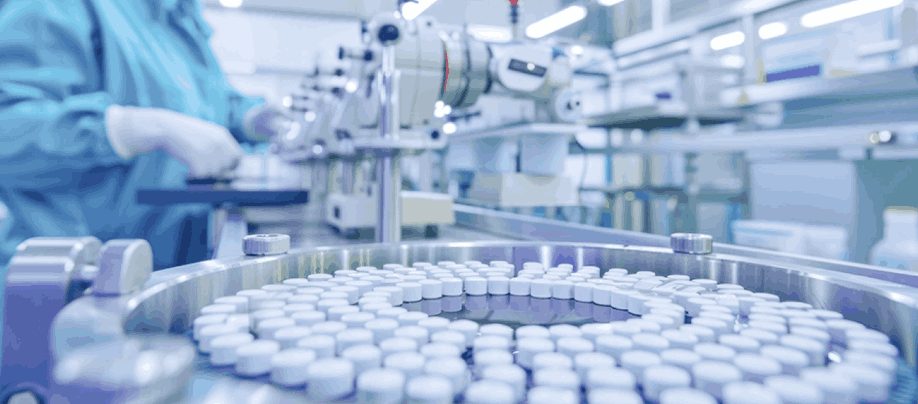 Automated vial filling line